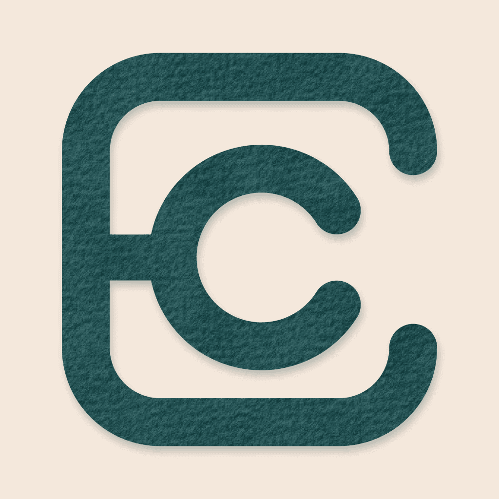 Cofelt app icon on warm ivory